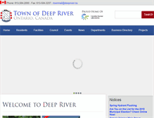 Tablet Screenshot of deepriver.ca